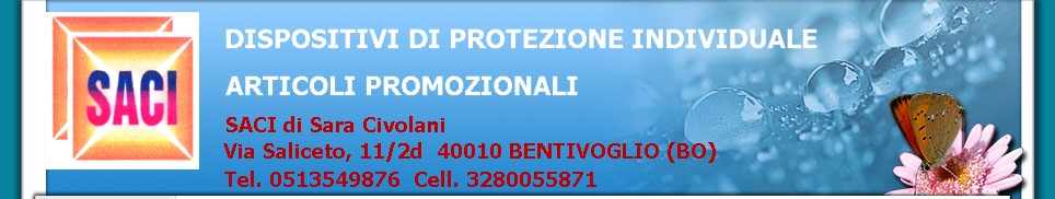 Saci, vendita articoli per l'antinfortunistica - Bologna